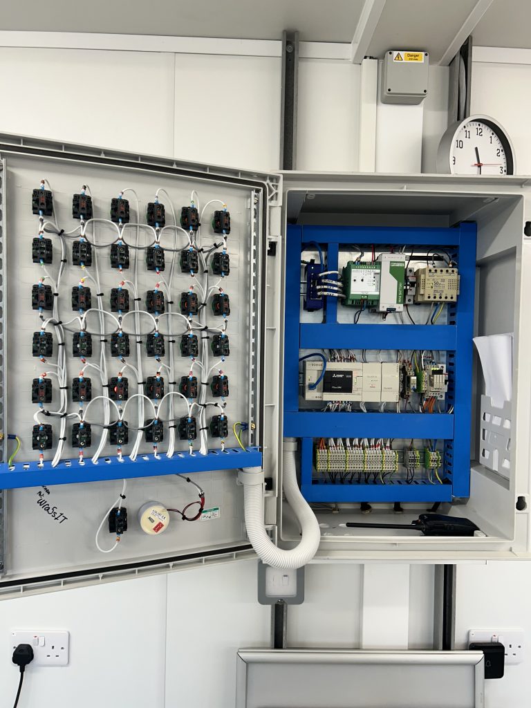 industrial control panel installation by Oleco for MOWI Group